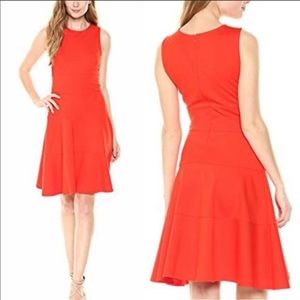 Anthropologie Three Dots Ponte Seamed dress